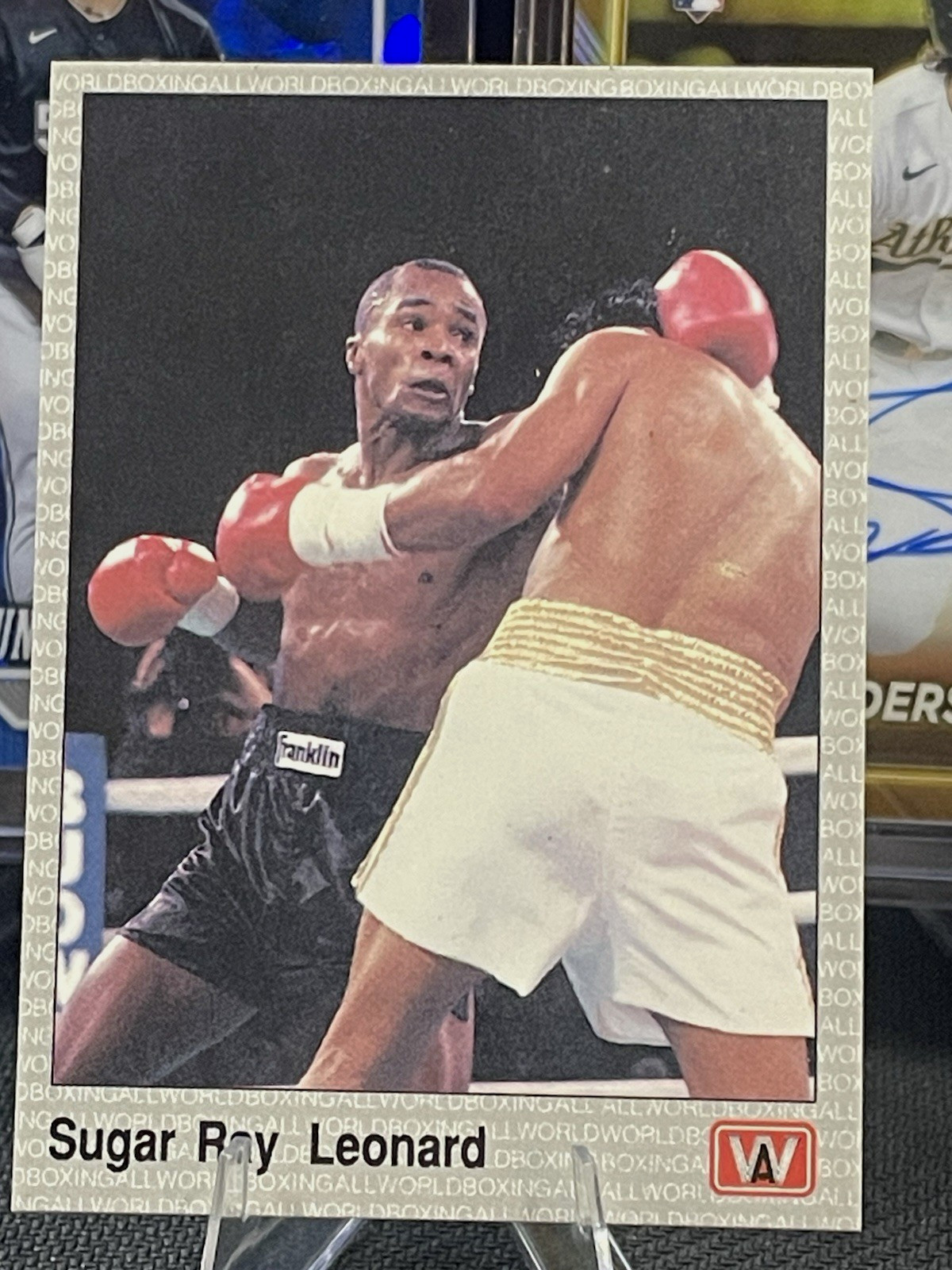 AW Sports Inc. 1991 All World Boxing Sugar Ray Leonard [Base] #24 Card