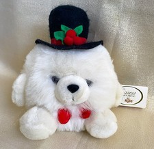 Vintage Russ Mr. Christmas Caress Soft Pet Plush Stuffed Animal