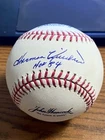 HARMON KILLEBREW 5 SIGNED AUTOGRAPHED JOHN HANCOCK BASEBALL!  Twins!  "HOF 84"!