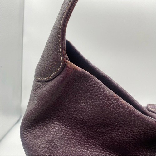 Dooney & Bourke Archives Pebble Logo Lock Large Sac Plum Wine - Picture 9 of 16