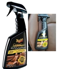 Meguiars Gold Class Rich LEATHER 3 In 1 CLEANER CONDITIONER PROTECTANT 15.2 oz.