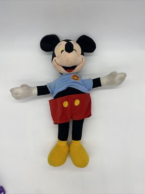 DISNEY Vintage 1988 Mickey Mouse PULL STRING TALKING PLAYSKOOL 22