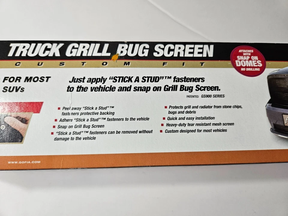 GS902-16 Custom Fit Truck Grill Bug Screen for 08-22 Econoline / E-Series - Image 2 of 4