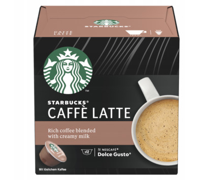 NESCAFE DOLCE GUSTO STARBUCKS - CAFFE LATTE - 12 PODS=12