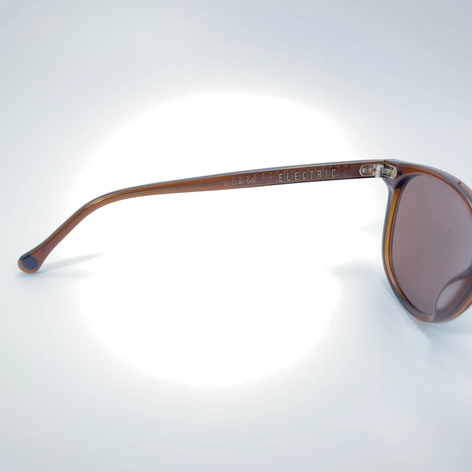 Gafas de sol eléctricas de roble marrón transparente bronce espejo lentes personalizadas 51-20-145 Foto 4 de 4