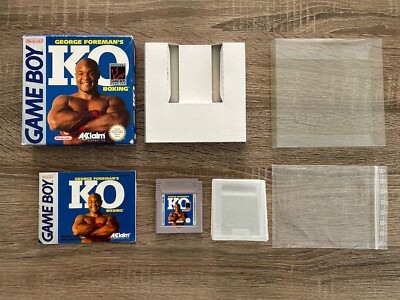 NINTENDO GAMEBOY - GEORGE FOREMAN´S KO BOXING - OVP - PAL - MOUDL - ANLEITUNG