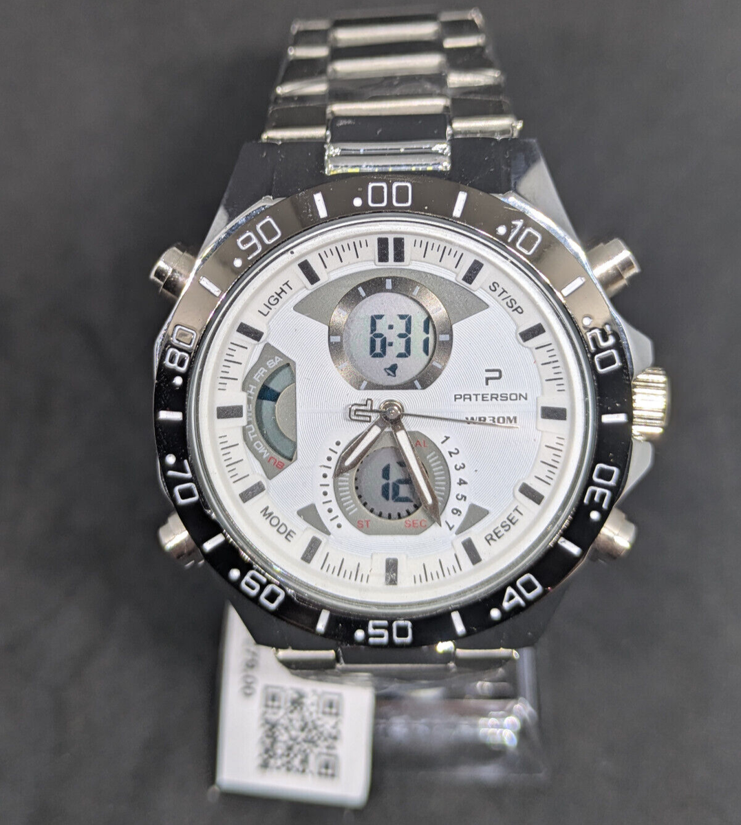 Paterson Dual Time Reloj Paterson Paterson Watch Chronograph Reloj