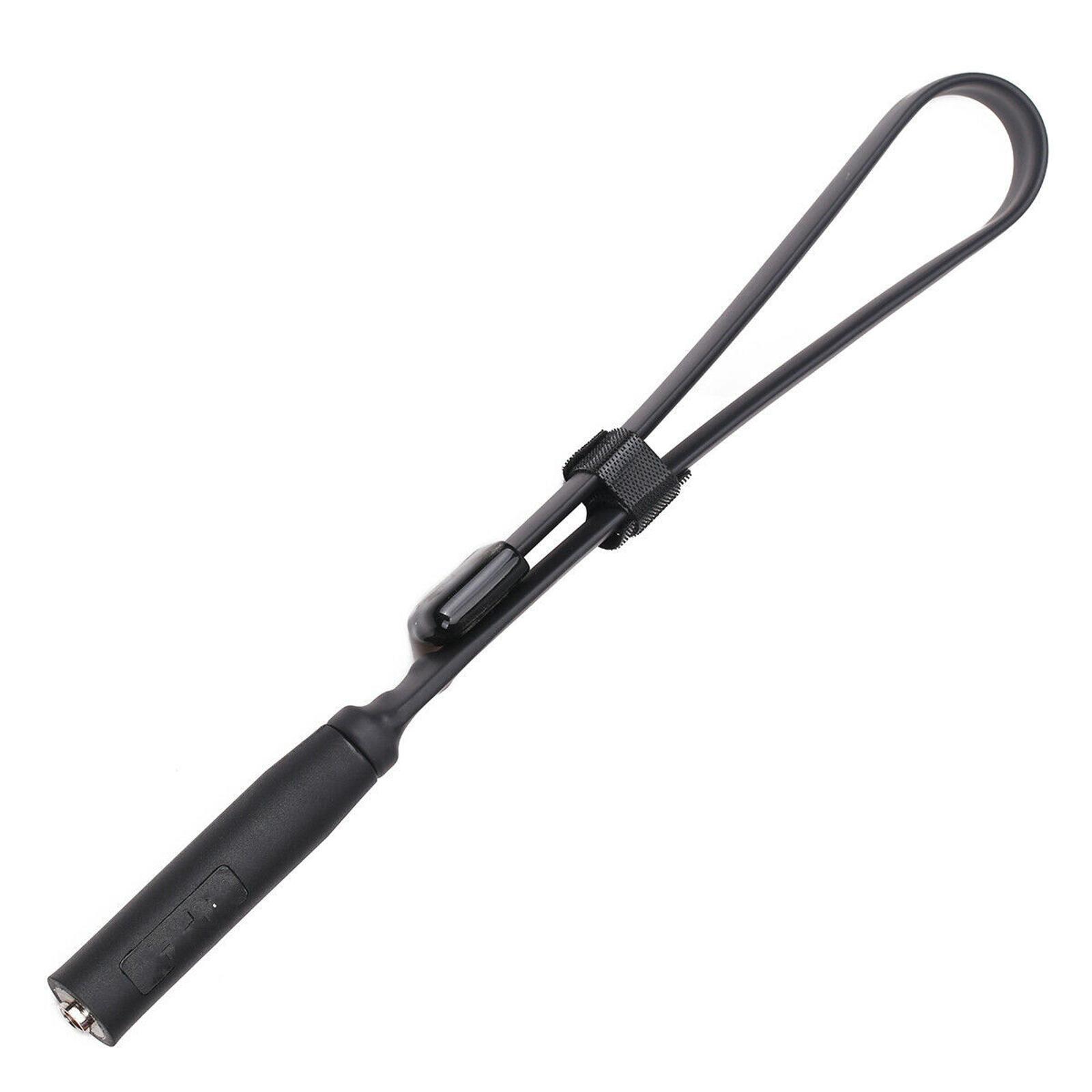 48cm Dual Band VHF/UHF SMA-Male Tactical Antenna For YAESU Kenwood Two Way Radio