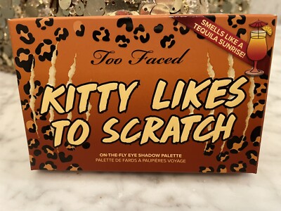 Too Faced Kitty Likes To Scratch -On The Fly Eyeshadow Palette NIB Authentic