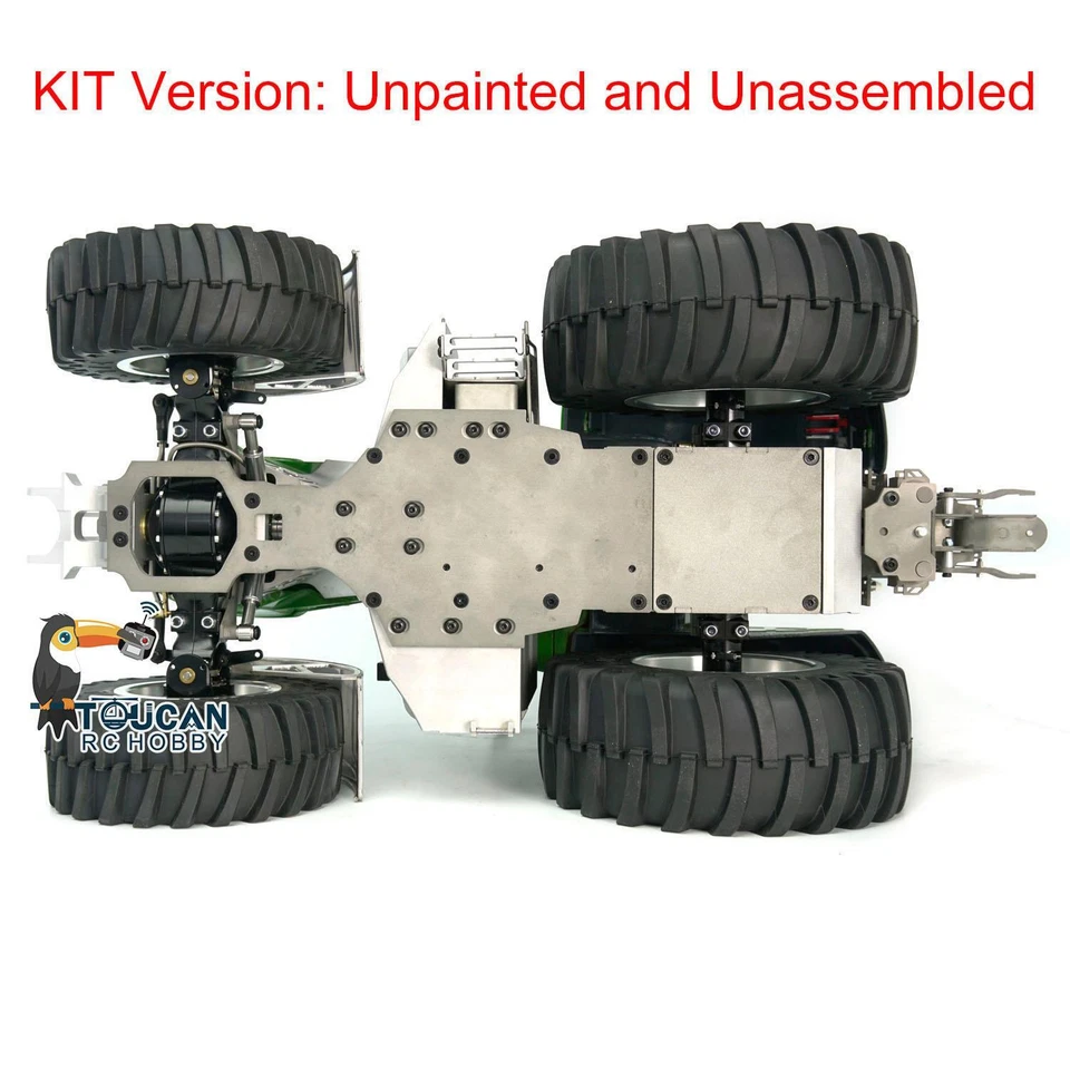 LESU Unpainted 1/16 4X4 Metal Chassis for AOUE-1050 RC Tractors Car Model Kits - Image 3 of 3