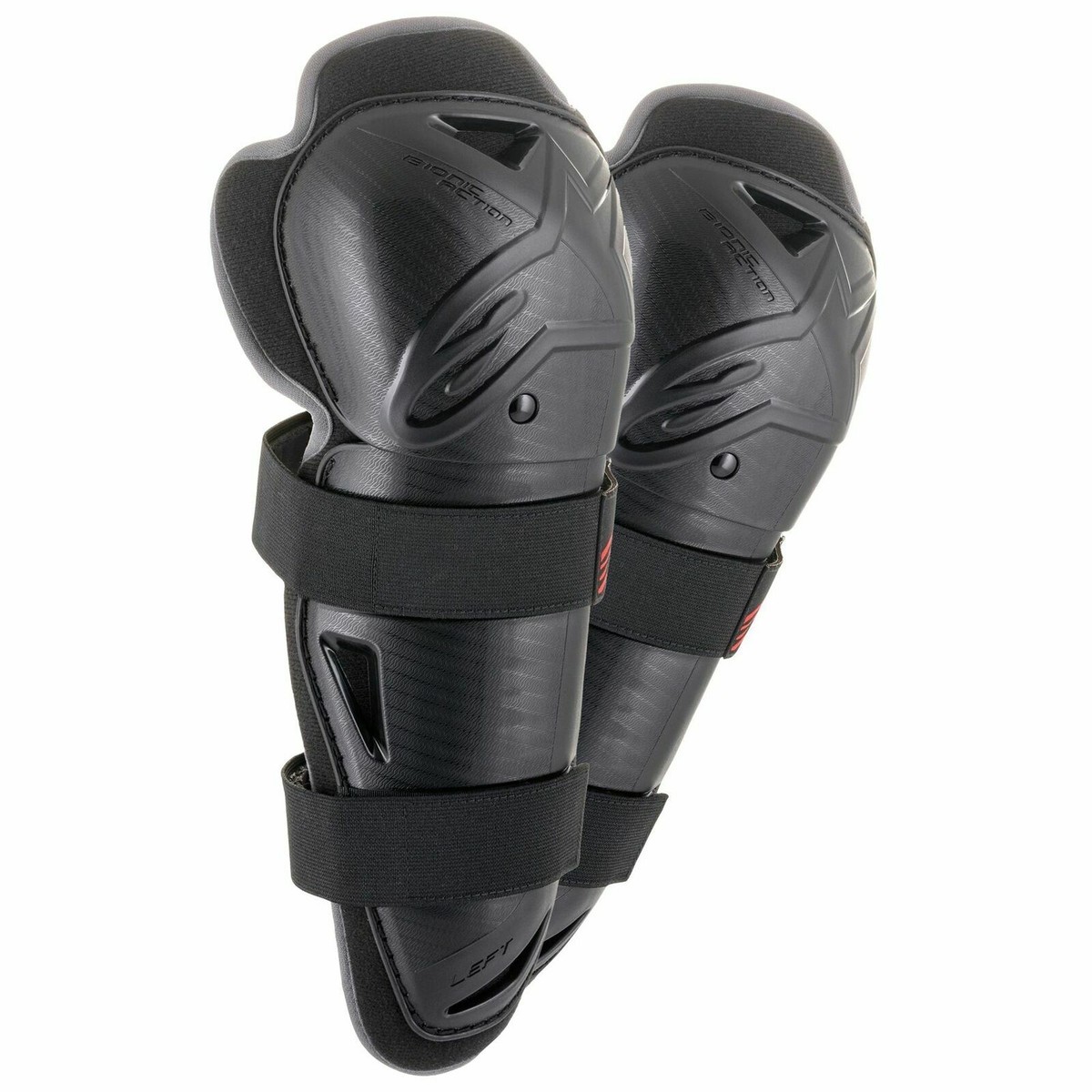 ALPINESTARS YOUTH BIONIC ACTION KNEE GUARDS PROTECTORS BLACK MOTOCROSS MX  CHEAP