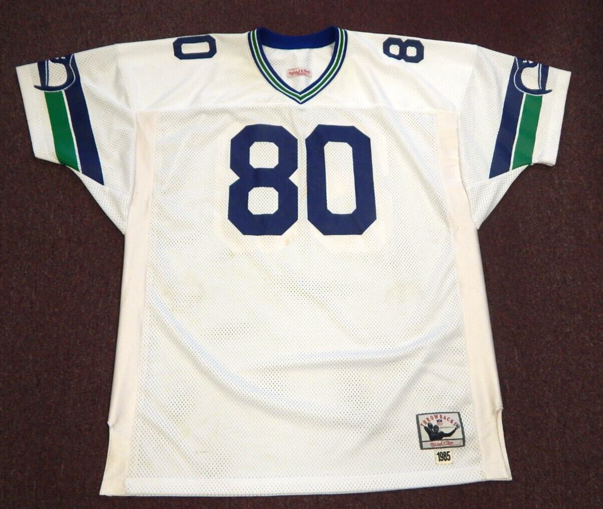 Vintage Mitchell & Ness Jersey NFL 1995 Seattle Seahawks Steve