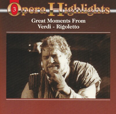 Great Moments from Verdi - Rigoletto   Opera Highlights   CD