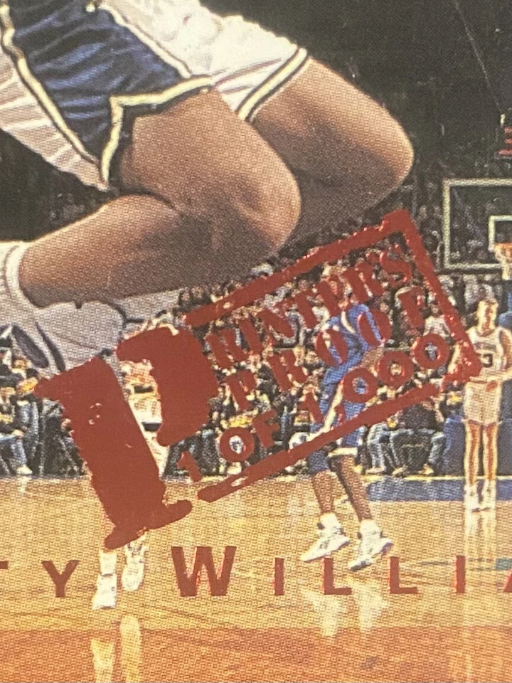 1994 Classic 4 Sport “Printer’s Proof” Monty Williams #24 (1 of 1000) - Image 3 of 3