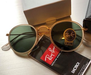 ray ban round folding sunglasses