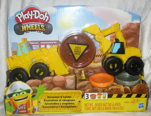 play doh wheels excavator