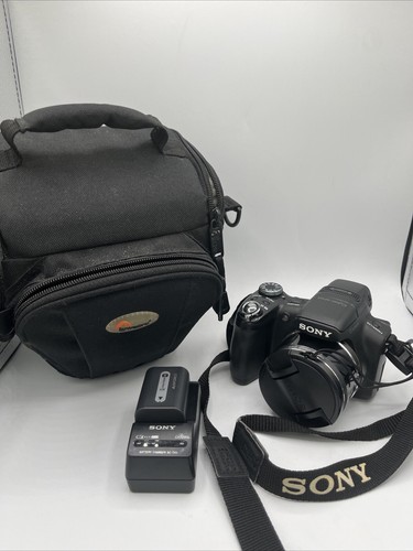 Sony Cyber-Shot DSC-HX1 9.1 MP Digital Camera + Accessories TESTED Mint
