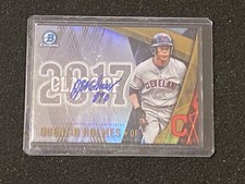 Quentin Holmes 2017 Bowman Chrome Draft Class of Gold Refractor #d /50 Guardians