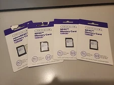 New Sealed Lot Of 4 Infinitive SDXC Memory Card 128 GB Micro SD XC I