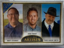 Josh Trout Matt Stewart Todd Aaron Smith 2020 Topps Gallery FEATURED ARTIST