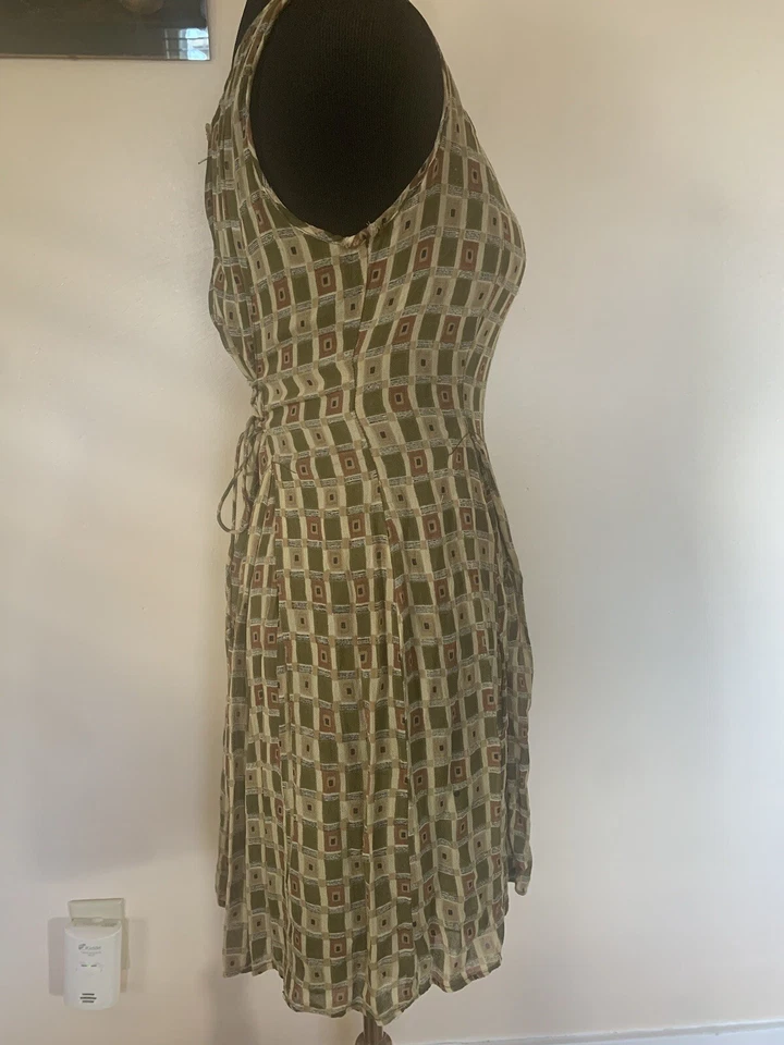 Rene Derhy Beautiful Cotton Viscose Summer Dress Sz S - Image 3 of 4