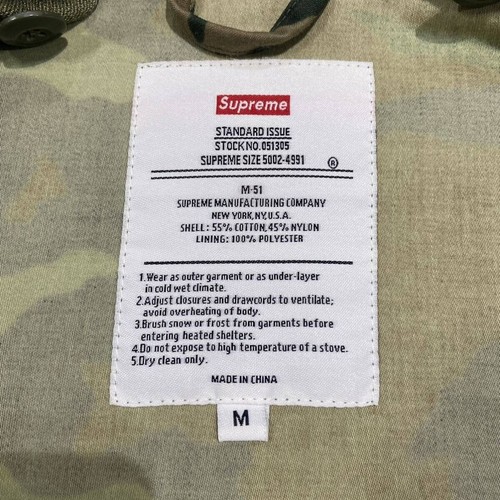 Supreme GONZ 12AW Mark Gonzales M-51 Field Coat Hooded Star Pins Jacket M CAMO - Picture 6 of 7