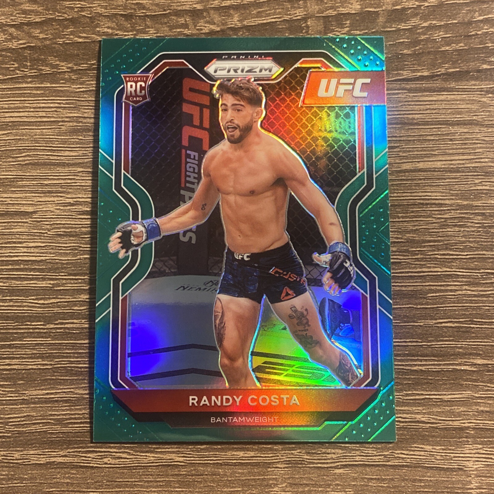 Randy Costa 2021 Prizm UFC RC Rookie Green Prizms # 89