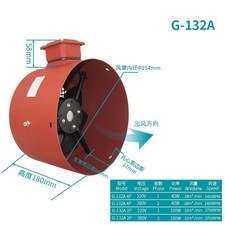 G-132A 380V Frequency Conversion Speed Control Motor Cooling Ventilator Fan