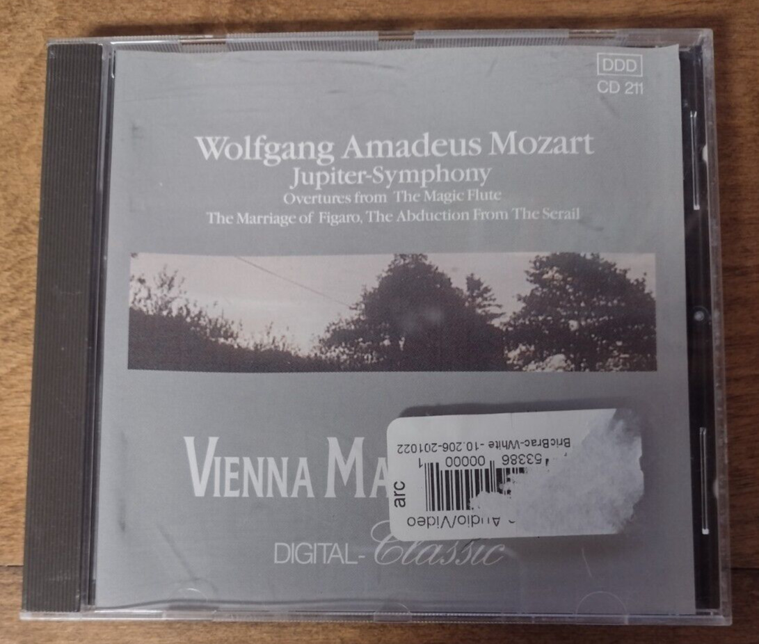 Wolfgang Amadeus Mozart : Jupiter-Symphony (CD, 1990, Vienna Master Series)