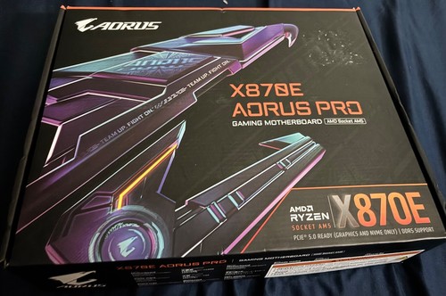 GIGABYTE X870E AORUS PRO AM5 LGA 1718, ATX, DDR5, 4x M.2, PCIe 5.0, USB4 sealed