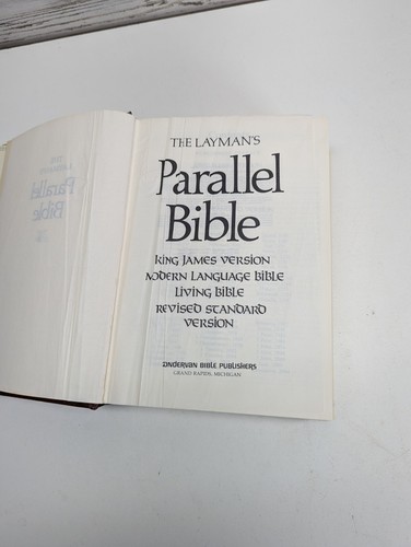 The Layman’s Parallel Bible KJV, Modern Language, Living, RSV Hardcover Dust - 第 6/8 張圖片