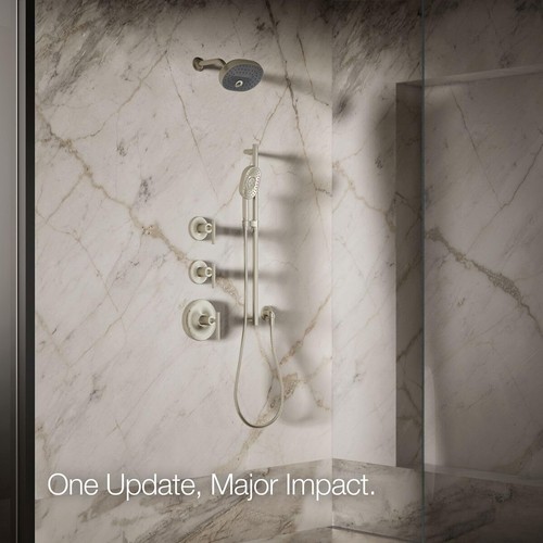 KOHLER 26290-BN Statement SOFFIONE DOCCIA tre funzioni - Foto 3 di 9