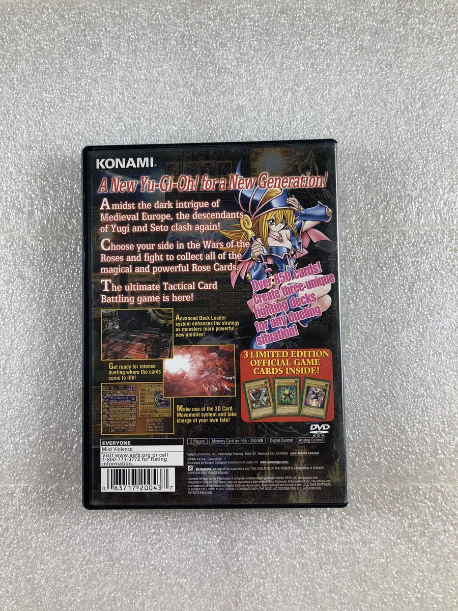 Yu-Gi-Oh Duelists of The Roses For PlayStation 2 (PS2) - CIB Complete  83717200437| eBay