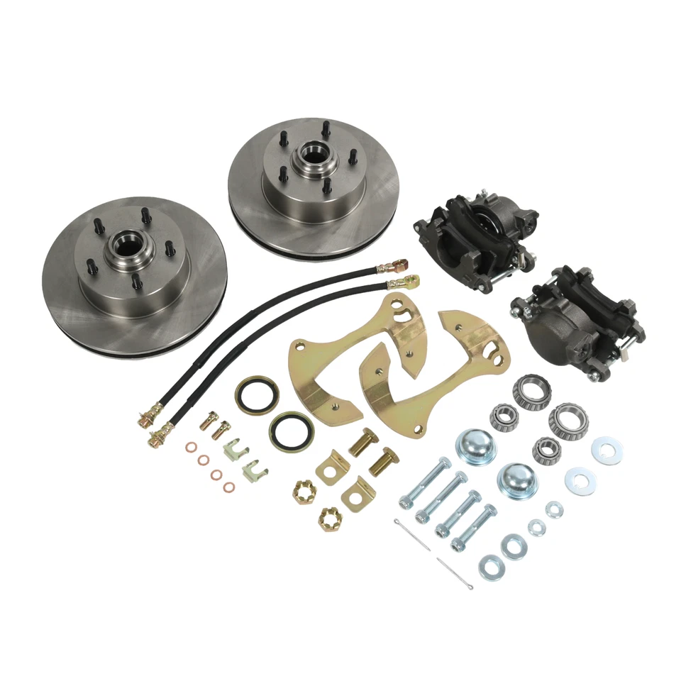 Kit de frenos de disco de lujo para auto Chevy Impala Bel Air 1955-64 tamaño completo, 5 x 4-3/4" Foto 3 de 4