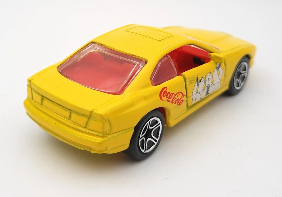 Matchbox Superfast BMW 850i yellow Coca Cola 5 Pack exclusive. MBX 1999 loose - Image 2 of 3