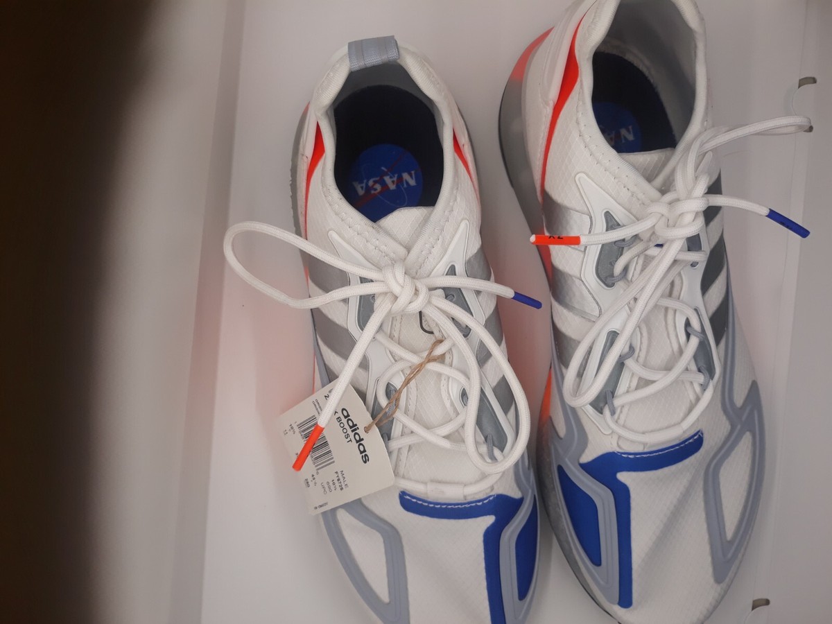 Artemis☆ Adidas NASA Zx2k boost Artemis white metallic silver NWB