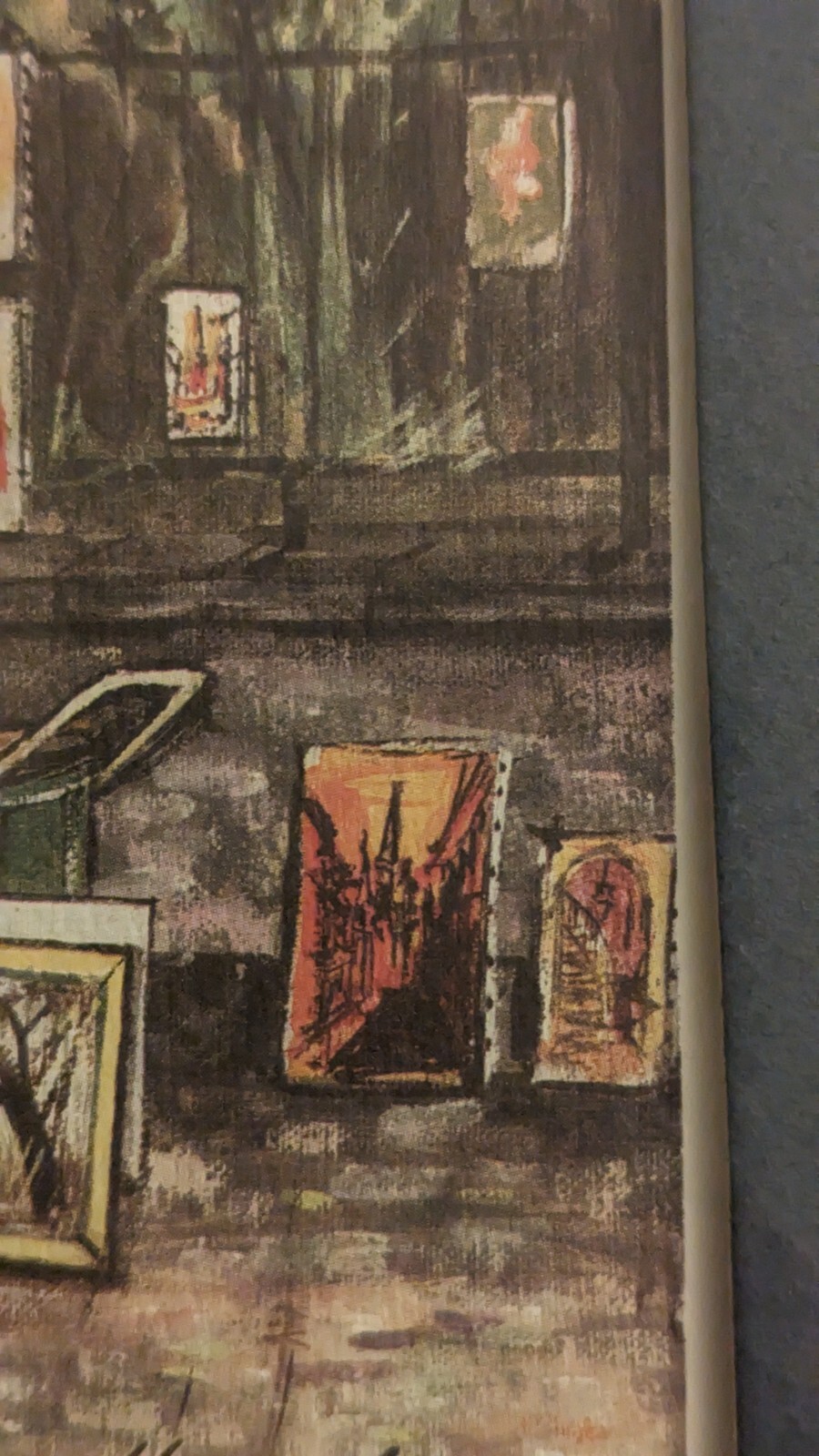 New Orleans Street 1997 Knut Engelhardt, Print. 12x16(8x12) Original