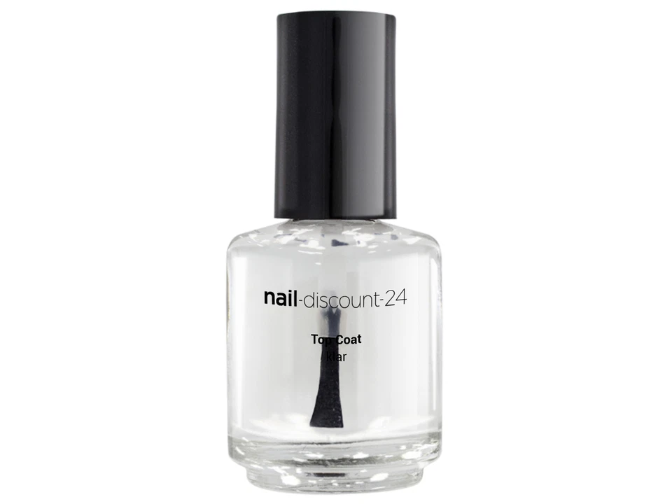 TOP COAT 15ml Überlack Versiegler Hochglanz Finish Klarlack Nagellack NAILS