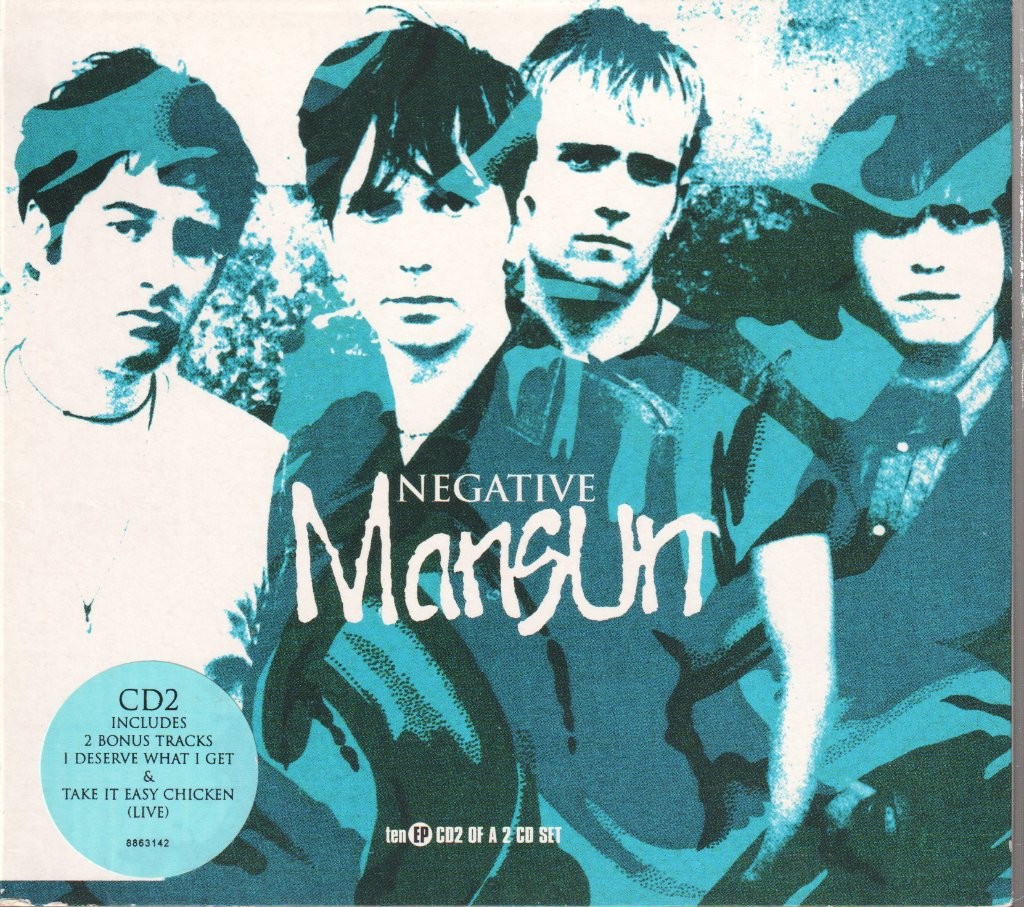 Mansun Negative CD UK Parlophone 1998 part 2 in digipak 863142