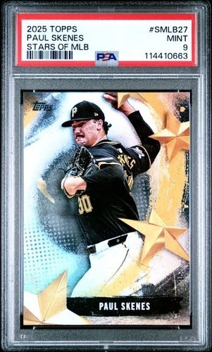 2025 TOPPS PAUL SKENES STARS OF MLB #SMLB27 PSA MINT 9