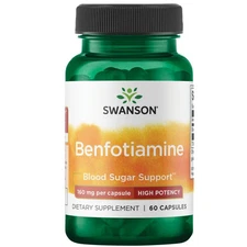 Swanson Benfotiamine - High Potency 160 mg 60 Capsules