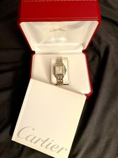 Cartier Panthere Quarz 27mm 18k Gelbgold/Stah...