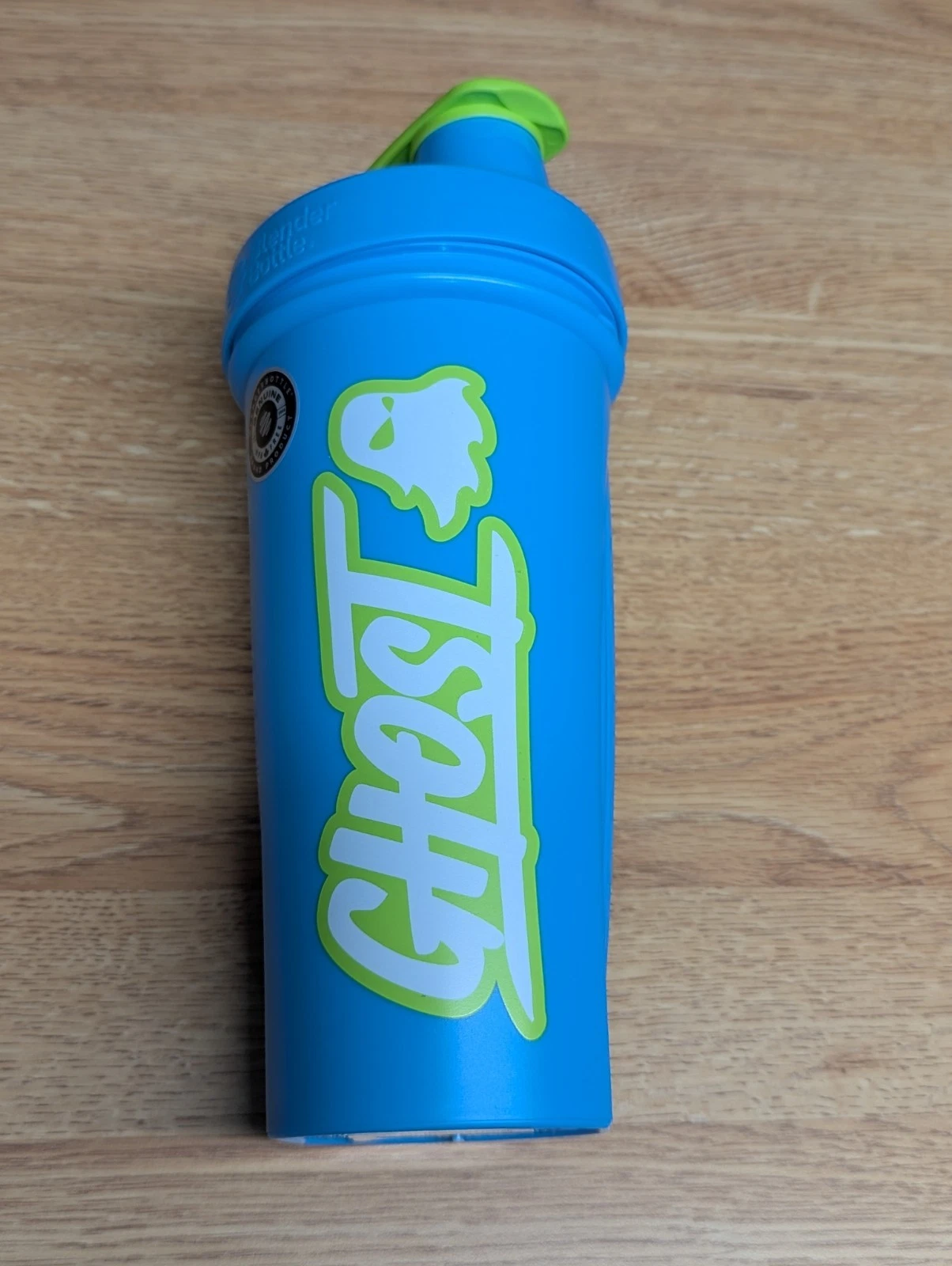 NEW- Ghost Energy Drink Lifestyle Protein Shaker Blue & Green