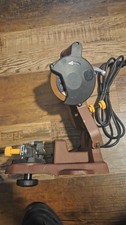 Chicago Electric Power Tools 120V Bench-Mount Chainsaw Sharpener 4-1/2in Wheel