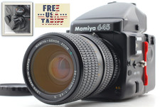 ?? [NEAR MINT w/ Crank] Mamiya 645 Pro Body FE401 AE Finder 55-110mm Lens...