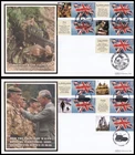 Pair of 2008 GB 100 Years of the Territorial Army Smilers Benham BLCS SP9 FDC