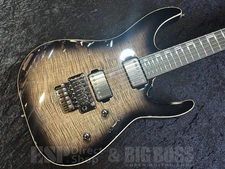 ESP M-II CTM FR FM Charcoal Burst w White Pearl Black
