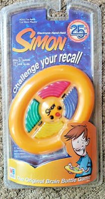 Simon Electronic Handheld Game 25th Anniversary 2002 Hasbro New