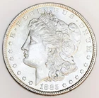 *1885 MORGAN SILVER DOLLAR* *GEM BU* NR #G3937