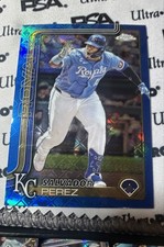 2025 Topps Chrome Logofractor Edition - Salvador Perez, Salvador Perez #114 Blue